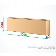 Турник потолочный (600 мм) Атлант 2 цв. белый